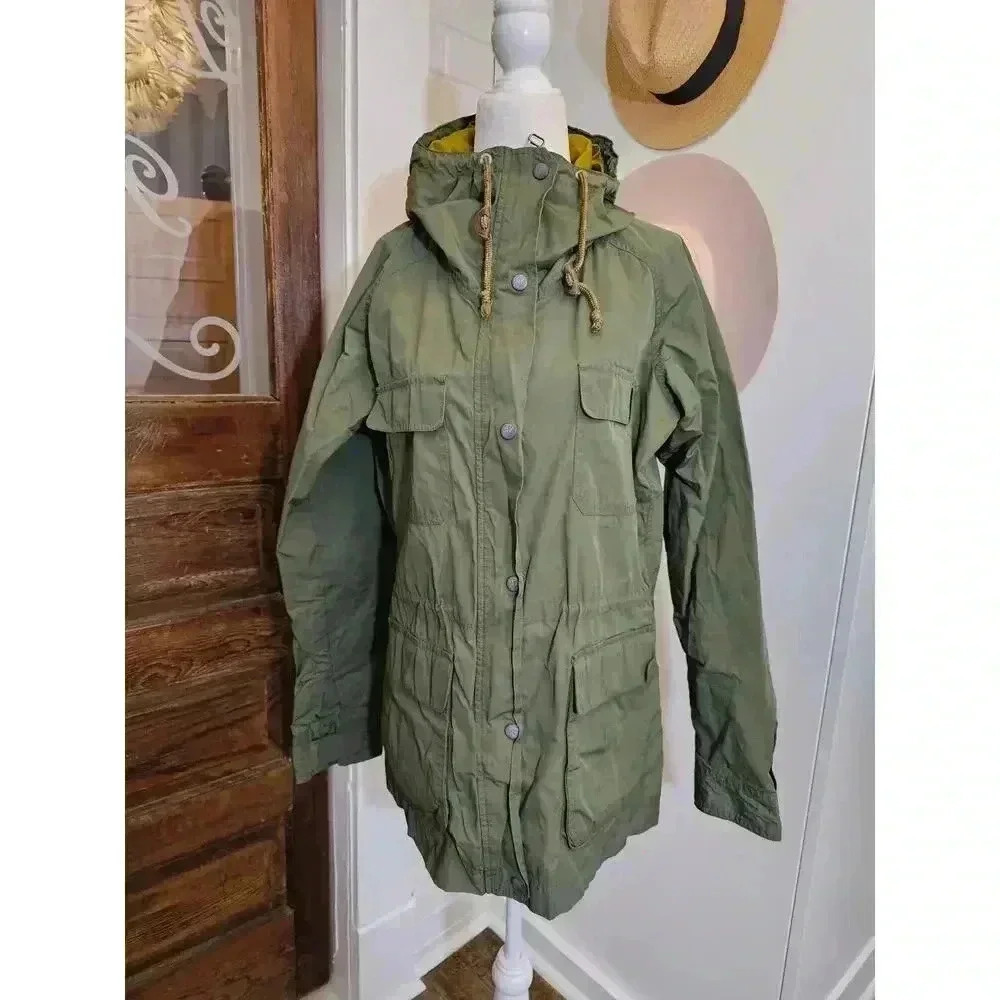 Eddie Bauer Women's Size M Olive Green Mountain Parka